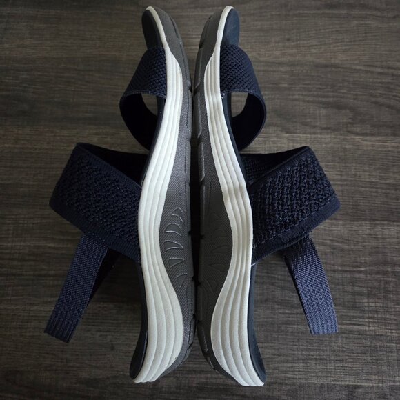 Skechers Reggae Cup Home Skillet Sandal Navy Blue Size Women's 9 Outdoor Sporty - Picture 7 of 11